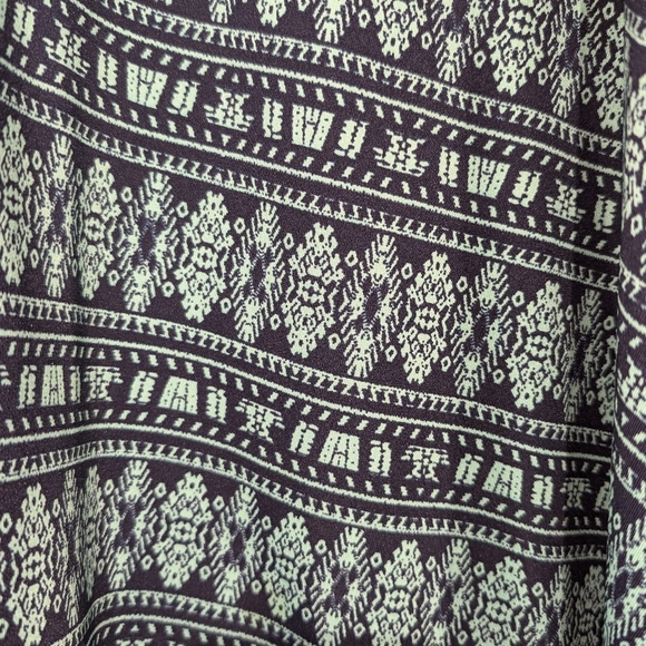 EXCELLENT USED COND LULAROE NAVY BLUE & TEAL SLINKY MAXI SKIRT/STRAPLESS DRESS - Picture 6 of 6